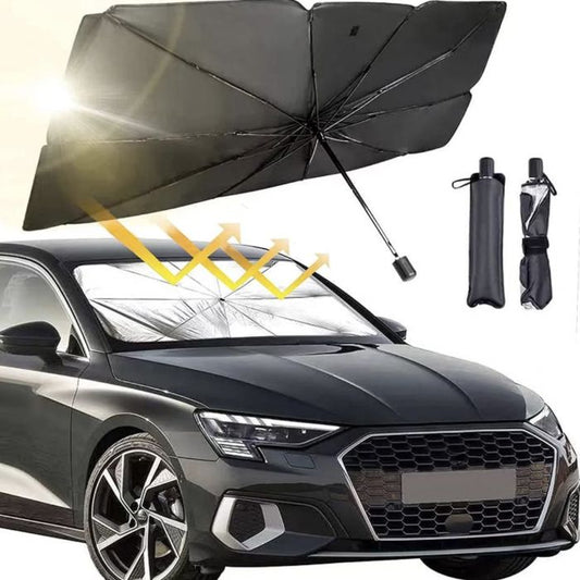 Tapasol Plegable tipo Sombrilla para Autos